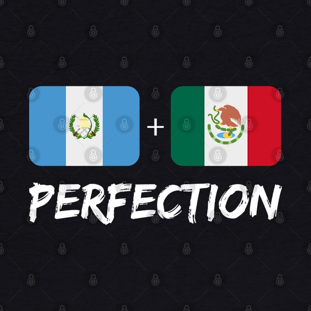 Guatemalan Plus Mexican Perfection Heritage Flag by Just Rep It!!